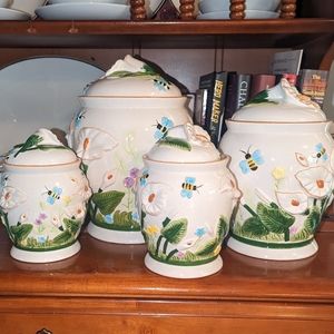 Ceramic canister set